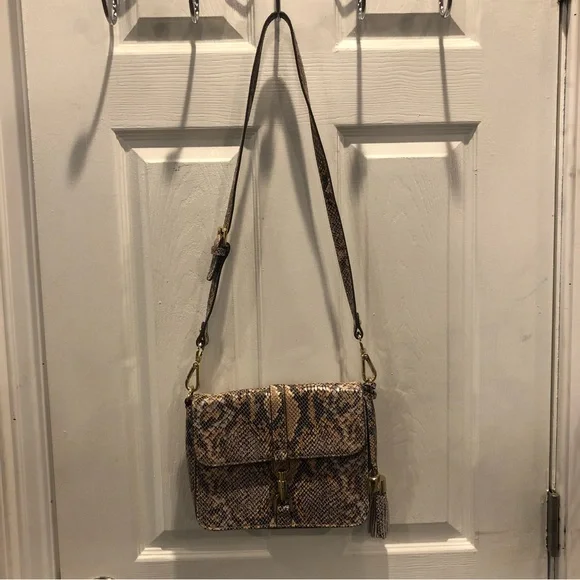 GILI Got It Love It Leather Snakeskin Bag - Picture 3 of 8